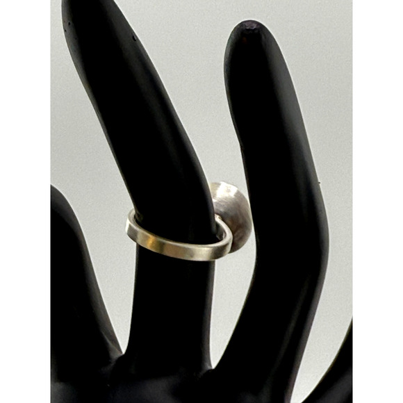 Jane Diaz Statement Sterling Silver Bowl Ring Size 7 - Picture 3 of 3